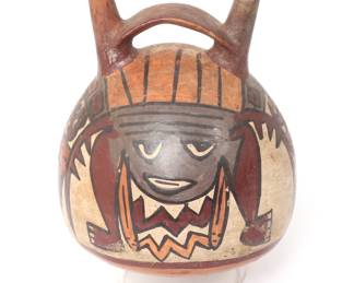 Nazca Polychrome Pottery Vessel, 200 AD-500 AD