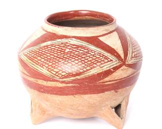 Chupicuaro Polychrome Tripod Ritual Bowl, 400 - 100 BC
