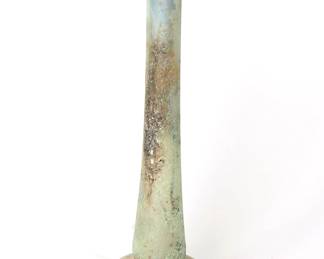 Ancient Roman Glass Candlestick Unguentarium