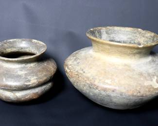 Two Pre-Columbian Pottery Bowls