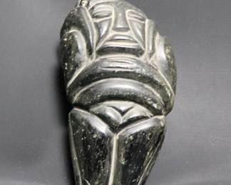 Dark Green Hardstone Figure