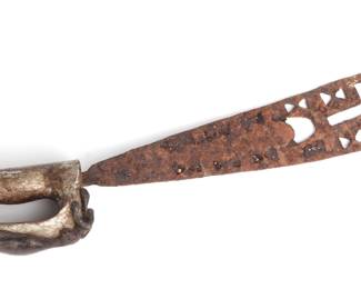 African Akrafena Ceremonial Short Sword, Ashanti Tribe