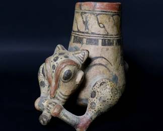 Unusual Pre-Columbian Nicoya Zoomorphic Vessel