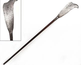 Early European 'Bill' Polearm w/ Hallmark, 14th-17th c.