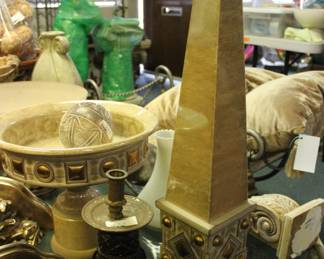 Lots of high-end designer decor