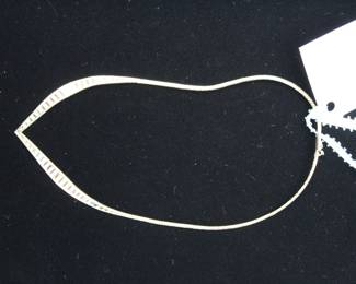 Tri color 10kt gold necklace