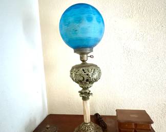Vintage glass lamp