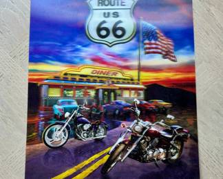 3D Route 66 Portrait 