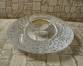 Orrefors Crystal votive holder. 