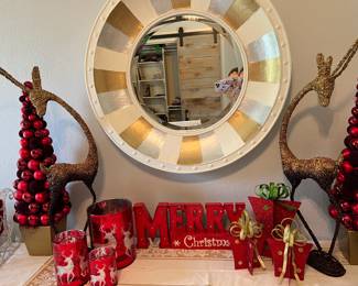 More Christmas and huge wonderful mirror!