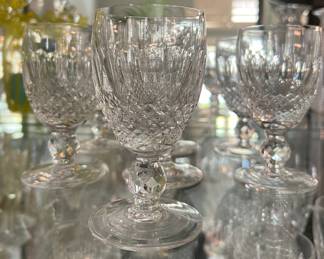 Colleen by Waterford. Short stem Clarette glasses.