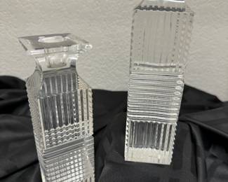 These candlesticks are Val St. Lambert