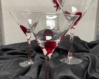 Fun, martini glasses from Pier 1