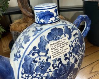 blue + white pottery