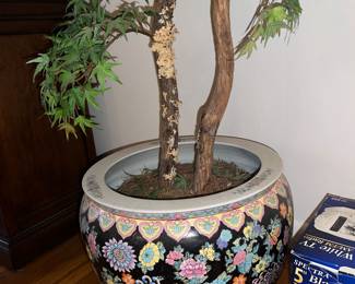 Another faux plant with fabulous base