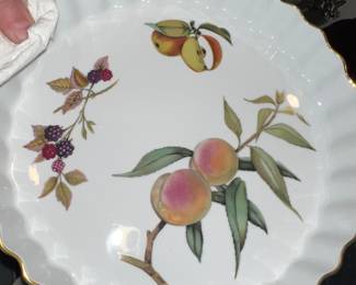 Royal Worcester Evesham pie plates