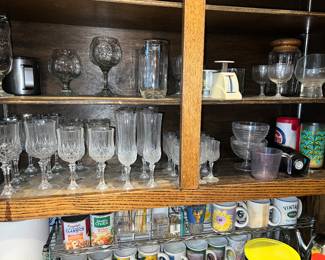 Lots of glassware