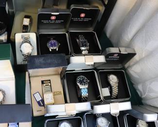 Citizen, Timex, Swiss Army Knife Watches, Nautica,  ESQ, Guess, Pulsar, Casio, Timex,  Fossil, Seiko, Skagen Watches   Over 100 New Watches!! 