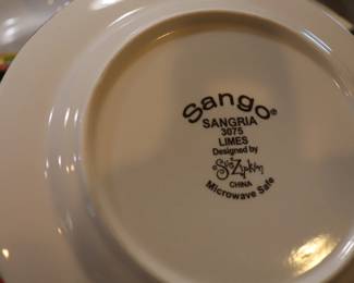 Sango Sangria Dinnerware set  By Sue Zipkin