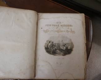 New York Mirror: A Weekly Journal, Devoted to Literature and the Fine Arts 1839 Hardcover 
