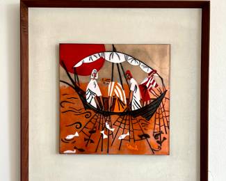 MCM enamel in copper