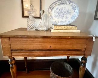 Antique Spinet Desk! The patina on this piece is beyond beautiful. 