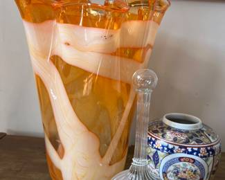 Blown glass throughout the home