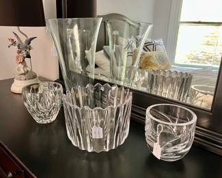  Crystal, Waterford, Tiffany & co....