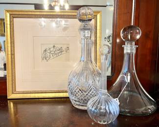 LArge collection of stunning decanter's - all shapes and sizes