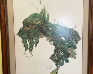 Maryrose Wampler lithograph Flower Botanical Artist
