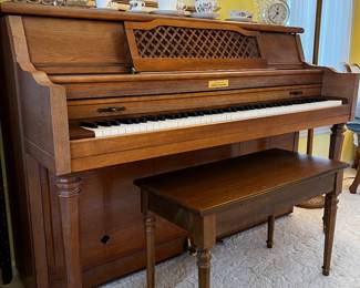 Currier Piano and Bench