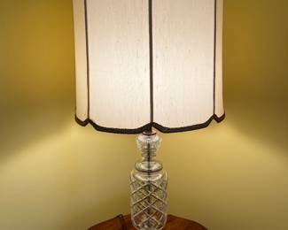 Vintage Crystal Lamps (Pair)