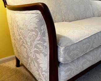 Detailed upholstery on sofa