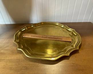 C79 - $25 Brass Platter. 
