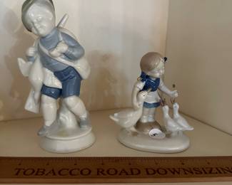 C45 - $5 each. Small Porcelain Figurines. No issues noted. 