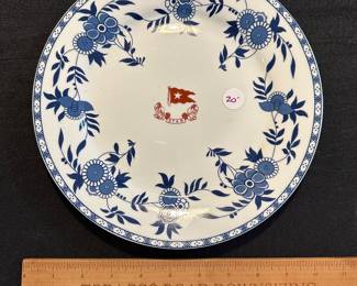 C17 - $20. White Star Line Authentic Replica Titanic Collection.  Single Plate. 