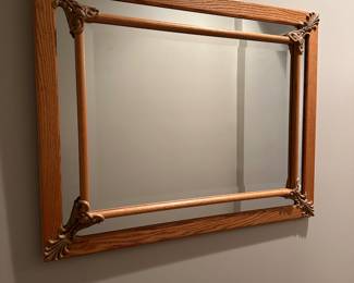 C51 - $85. Ethan Allen Wall Mirror. Measures 29" x 36.5". 
