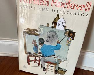 C184 - $20. Norman Rockwell Coffee Table Book. 