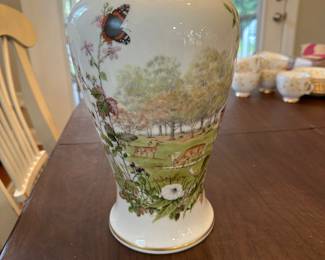 C84 - $30. Franklin Mint Spring vase