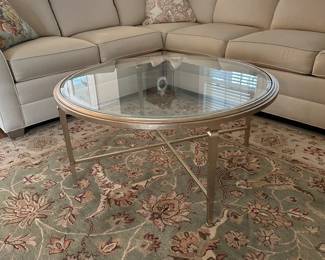 C3 - $450. Ethan Allen Heron Coffee Table. Measures 38" x 18" tall. 