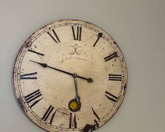C63 - $15. Wall Clock - Works. 