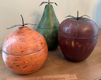 C20 - $25 each lidded fruit storage containers. 