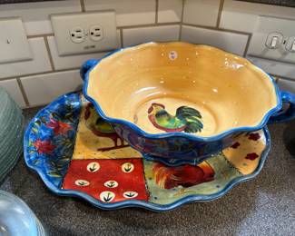 C158 - $25 Chicken Bowl & Platter. 