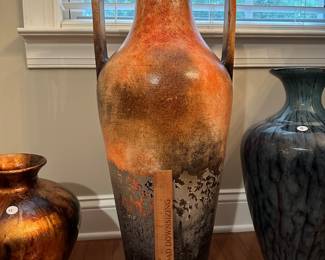 C70 - $40. Large Decorative Pottery Vase  Made in Mexico. 