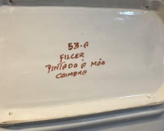 C15 - $20. Hand Painted Platter that can be wall hung. 