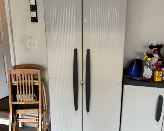 C131 - $40 Tall Plastic Storage Cabinet