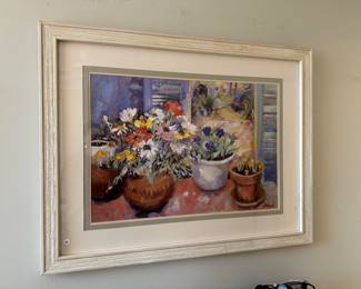 C62 - $25. Wall Art / Print. Framed. Measures 29" x 37". 