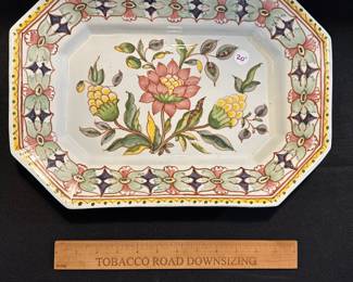 C15 - $20. Hand Painted Platter that can be wall hung. 