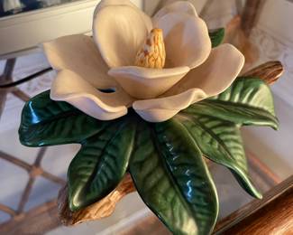 Vintage Porcelain Magnolia Blossum