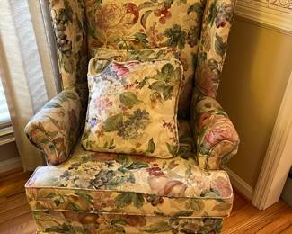 Floral Side Chair